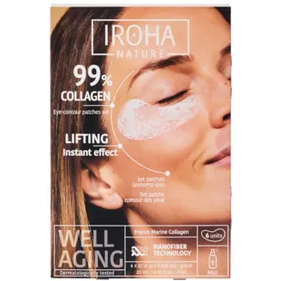 Iroha Nature Eye Patches 99% Collagen 3 Pairs