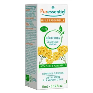 Olio essenziale di elicriso e elicriso biologico Puressentiel 5ml