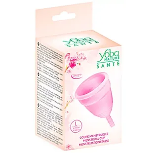 Love Yoba Natur Menstruationstasse Größe L Rosa