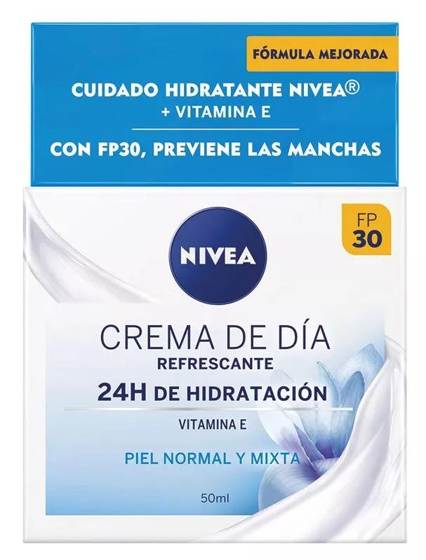 NIVEA Crème de Jour Hydratante Peaux Normales et Mixtes SPF30 50ml