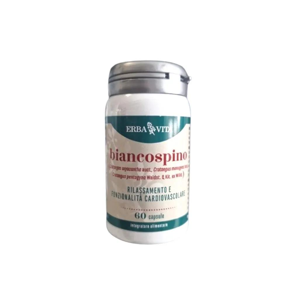 Erba Vita Biancospino Integratore Rilassante e Cardiovascolare 60 Capsule