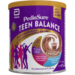 Pediasure Teen Balance de 11 a 16 anos Chocolate 400 gr