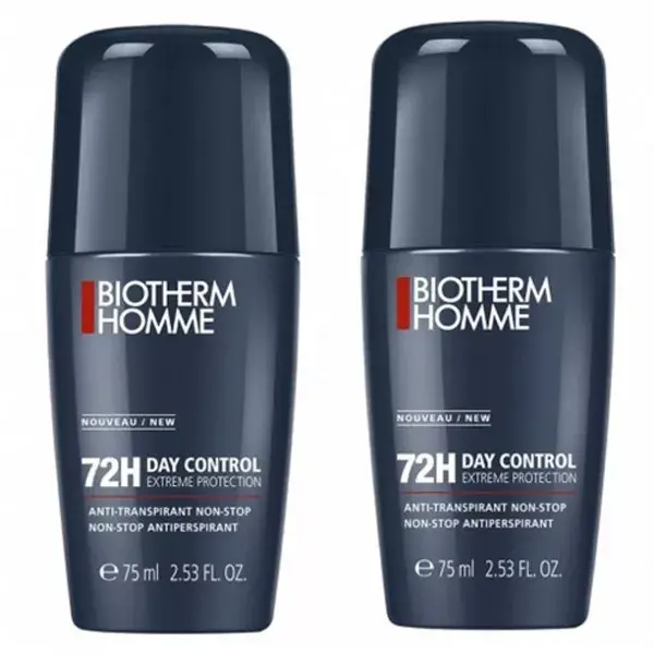 Biotherm Homme Day Control Anti-Perspirant Deodorant 72h Set of 2 x 75ml
