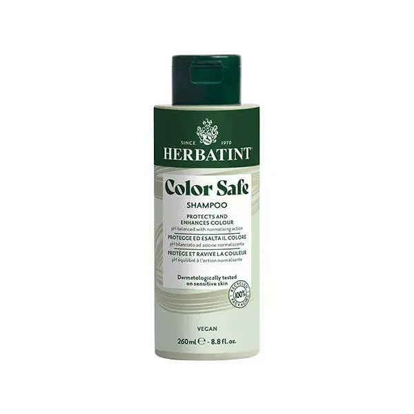 Herbatint Shampooing Color Safe Pour Cheveux Colorés 260 ml