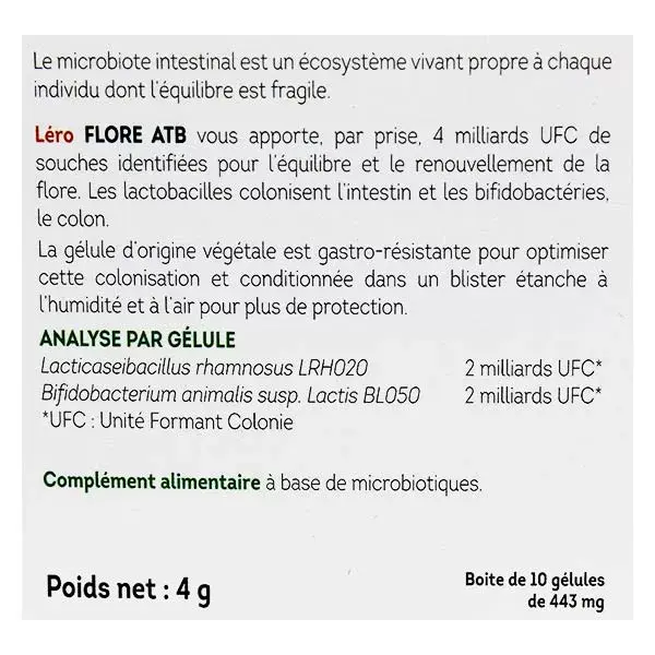 Léro Flore ATB 10 gélules