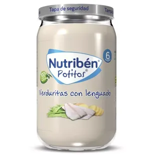 Nutribén Potito Verduritas con Lenguado 235 gr