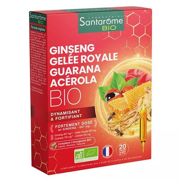 Santarome Bio Ginseng Pappa Reale Guarana Acérola Bio 20 fialette