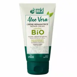 MKL Green Nature Aloe Vera Crème Réparatrice Visage Corps Mains Bio 150ml