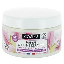 Coslys Masque Capillaire Sublime Kératine Bio 250ml