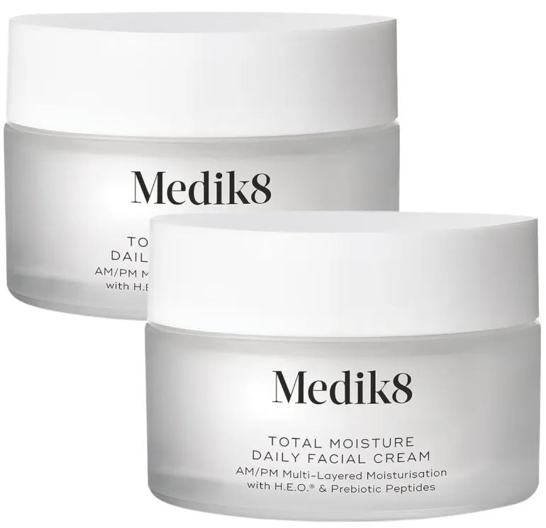 Medik8 Crème Visage Quotidienne Hydratation Totale 2x50 ml