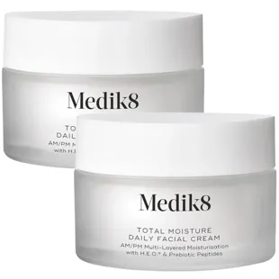 Medik8 Crème Visage Quotidienne Hydratation Totale 2x50 ml