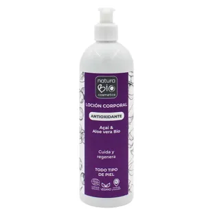 NaturaBio Cosmetics Antioxidant Body Lotion Aloe Vera &amp; Açai 500 ml