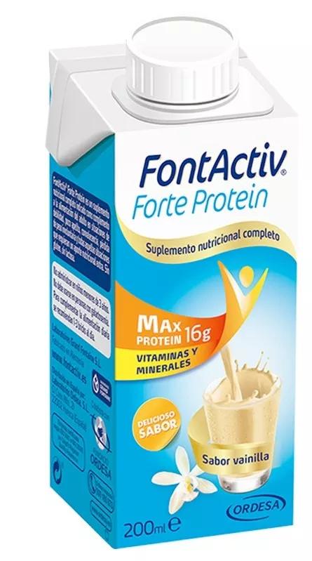 Fontactiv Forte Protein Batido Sabor baunilha 3Uds X 200ml