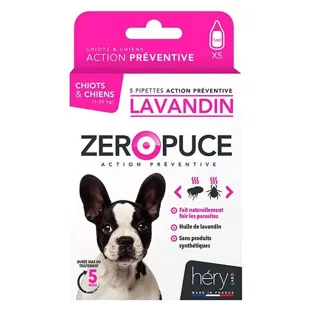 Pipette di oli essenziali Héry per cani 5x1