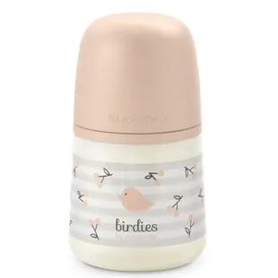 Suavinex Birdies Slow Flow Baby Bottle Pink +0m 150ml