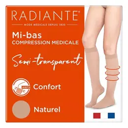 Radiante Microvoile Chaussettes Jarfix Classe 2 Moyen Taille 1 Naturel