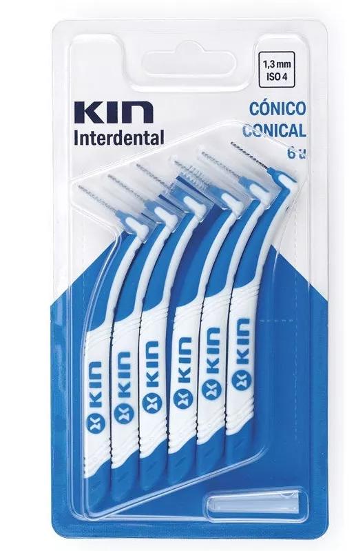 Kin Interdental Cónico 13mm 6 uds