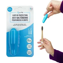 Lov'FROG Cape de Protection pour Brosse à Dents Bleu Ciel