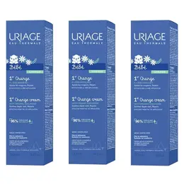 Uriage Bébé 1er Change Apaisant Réparateur Haute Tolérance Lot de 3 x 100ml