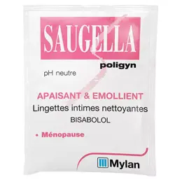 Saugella Poligyn Lingette Intime Nettoyante 10 unités