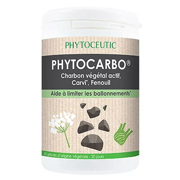 Phytoceutic Organic Phytocarbo capsules x60 