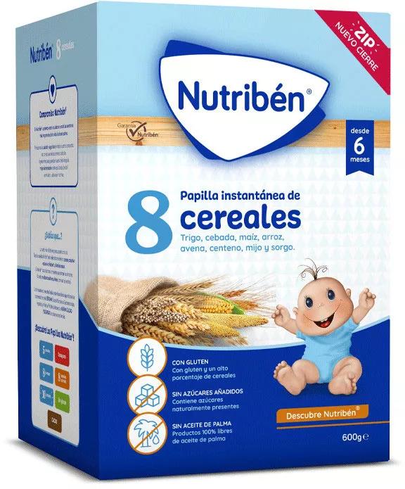 8 Nutriben cereals 600grams