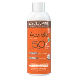 Acorelle Recharge Spray Solaire Enfants Bio SPF50 150ml