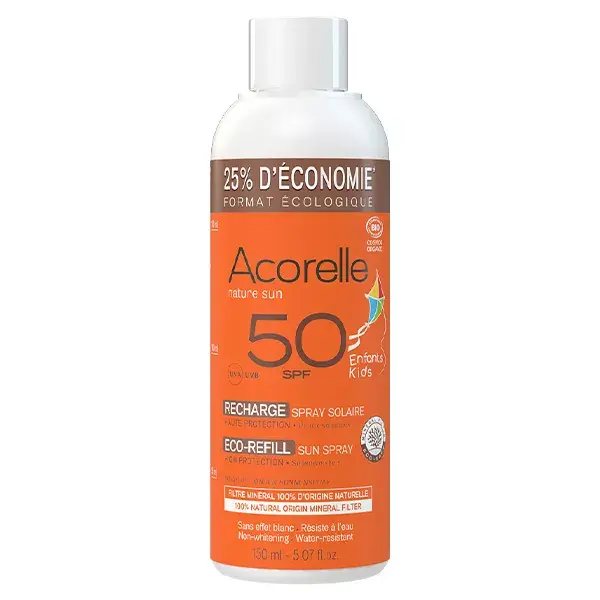 Acorelle Organic Children's Sun Spray Refill SPF50 150ml