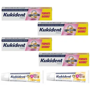 Kukident Pro All Day Hold Flavor Free 4x70g + 2 Free Mini Sizes