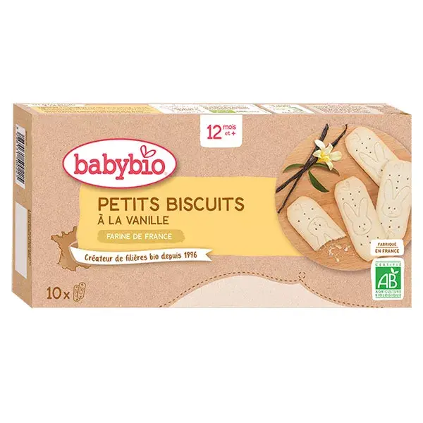 Babybio Petits Biscuits à la Vanille +12m Bio 160g