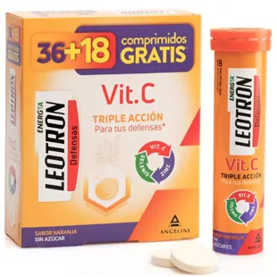 Leotron Vit C 36 comprimidos efervescentes + 18 GRÁTIS