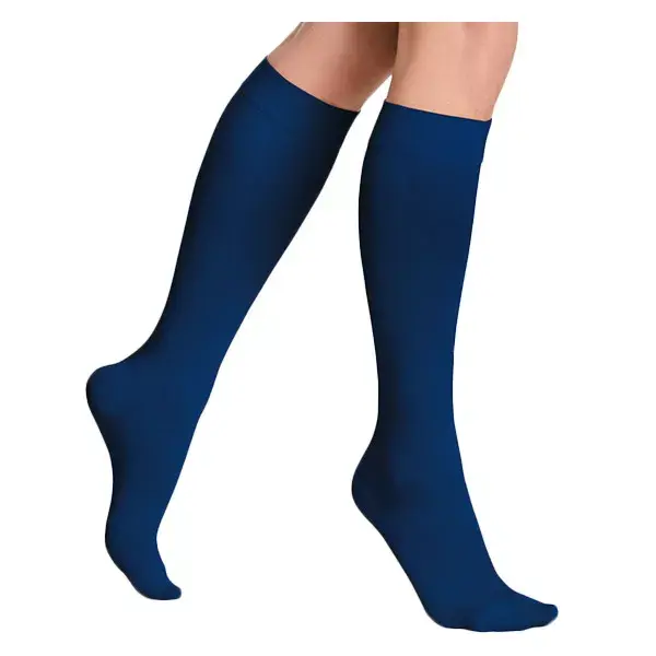 Sigvaris Styles Opaque Chaussettes Classe 2 Normal Taille S Bleu Marine