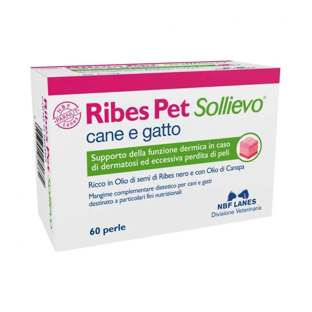 Ribes Pet Sollievo Complemento Alimentare per Animali Funzionalità Cutanea 60 perle