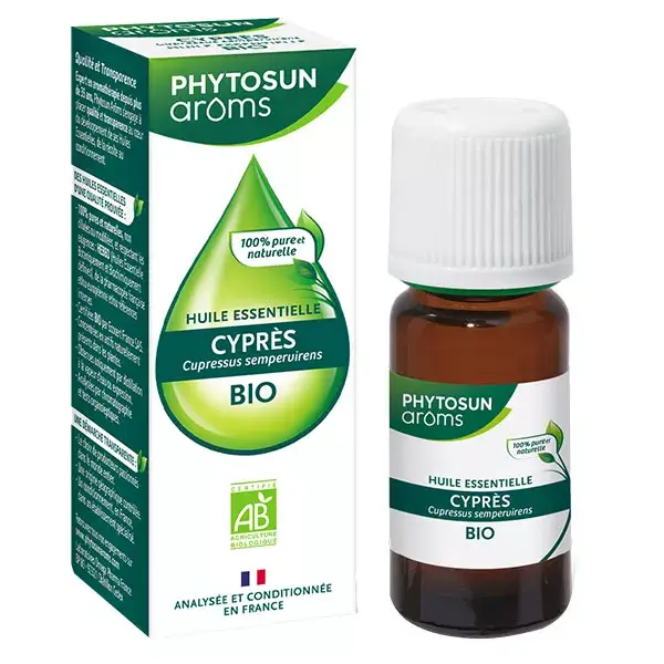 Phytosun Arôms Huile Essentielle Cyprès Bio 10ml