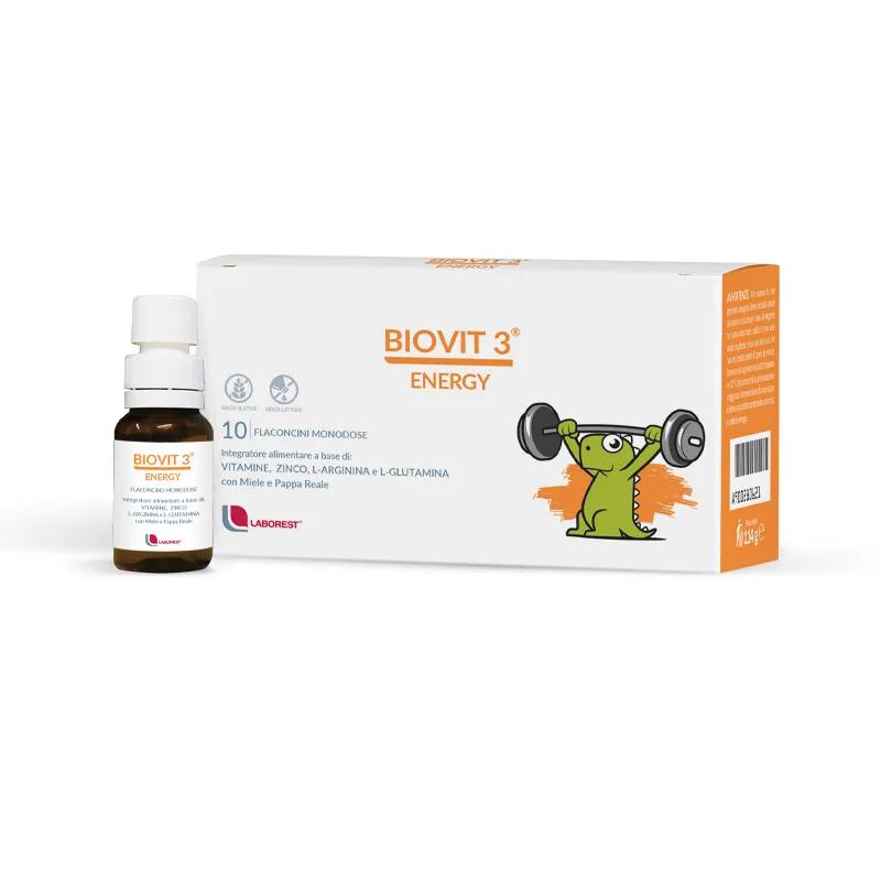 Biovit 3 Energy Integratore Energetico Bambini 10 Flaconcini