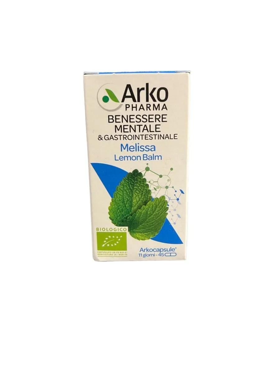 Arkocapsule Melissa Lemon Balm Integratore Benessere Mentale e Gastrointestinale 45 Capsule