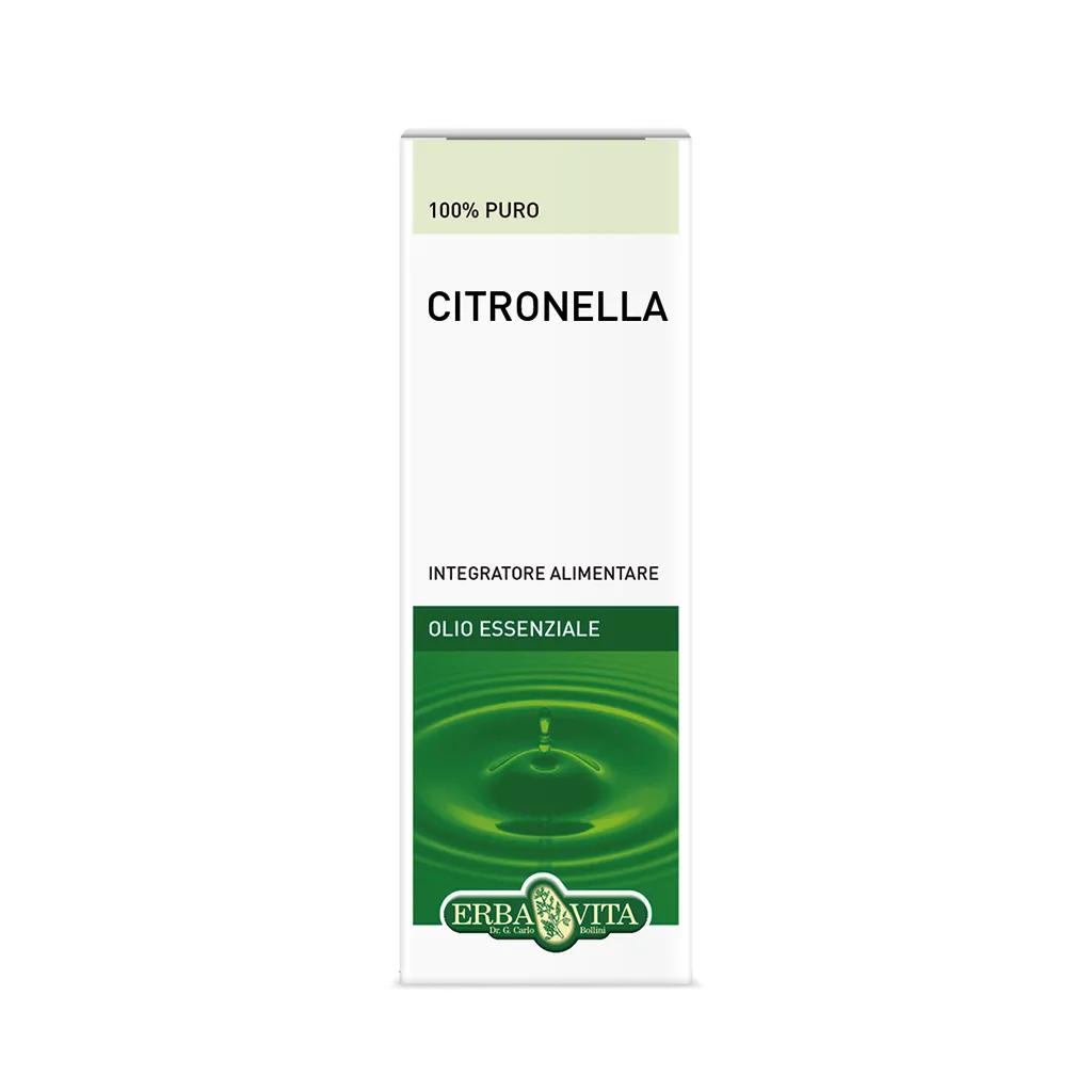 Erba Vita Olio Essenziale Citronella Integratore Naturale 10 ml