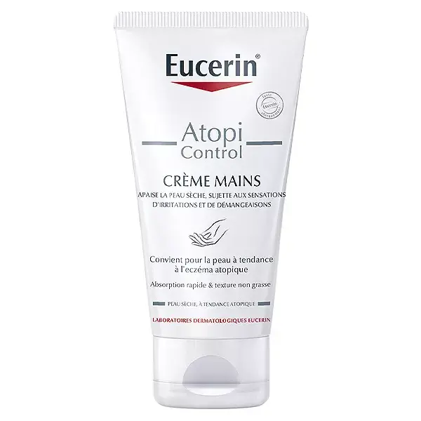 Eucerin AtopiControl Crème Mains Peaux Sèches 75ml