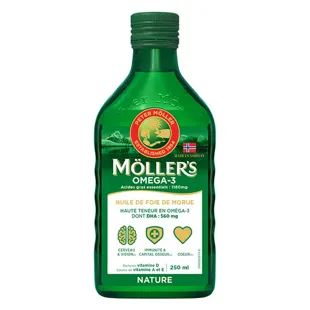 Mollers Olio di Fegato di Merluzzo Senza Aromi 250ml