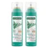 Klorane Duo Spray Shampoing Sec à l'Ortie Teinté Cheveux Gras Châtains à Bruns Lot de 2 x 150ml