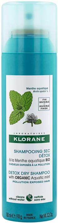 Klorane Champô Seco detox Menta Acuática BIO 150ml