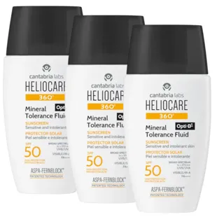 Heliocare 360 Mineral Tolerance Fluid SPF50 3x50 ml