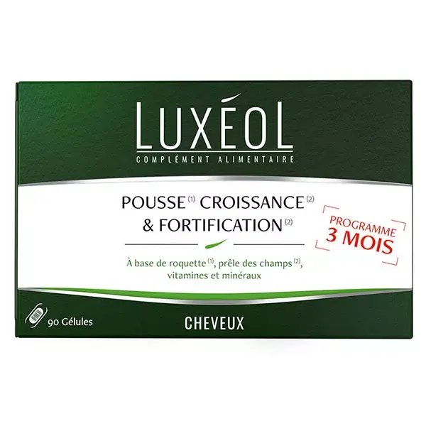 Luxéol Pousse Croissance & Fortification 90 gélules