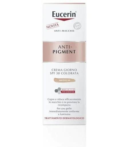 Eucerin Anti-pigment Crema Giorno Colorata SPF30 Medium 50 ml