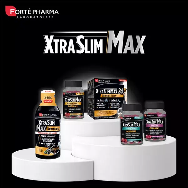 Forté Pharma XtraSlim Max Gummies Weight Loss Slimming Fat Burner 60 Gummies