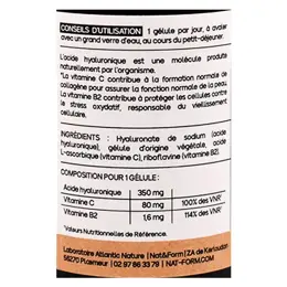 Nat & Form Nature Acide hyaluronique + Vitamines C & B2 anti-age 30 gélules