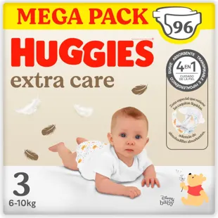 Huggies Extra Care Pañales Disney Talla 3 (6-10 Kg) 96 Uds