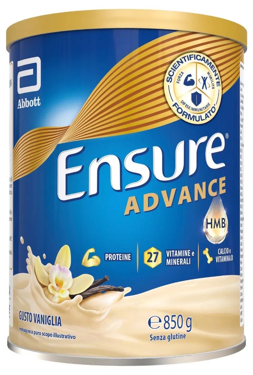 Ensure Advance Formula Nutrivigor Integratore Alimentare Proteico Vaniglia 850g