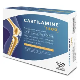 Laboratoire E-Sciences Cartilamine 1500 30 comprimés