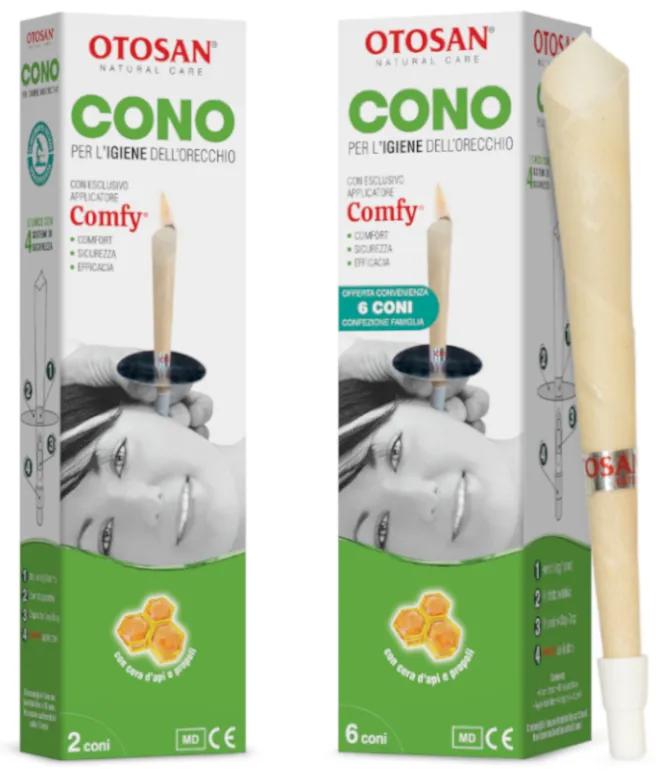 Cône pour l'hygiène des oreilles Otosan 2Uds
